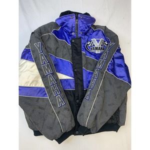 Mens Yamaha Cold Weather Gear Blue Jacket Size XL